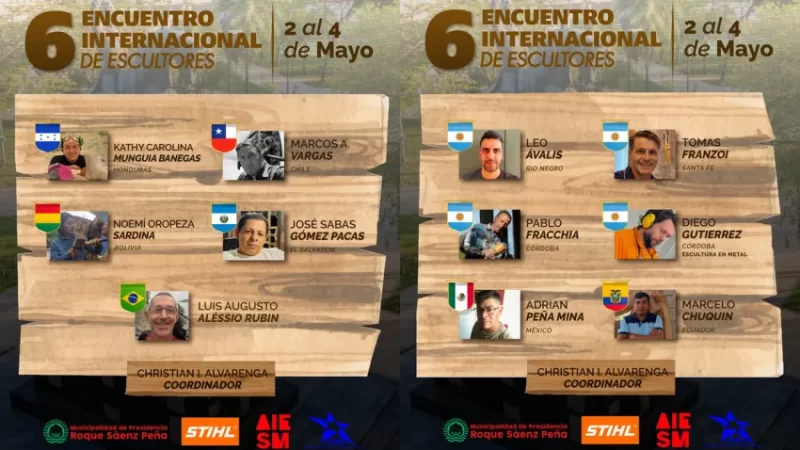 Este viernes arranca el 6° Encuentro Internacional de Escultores