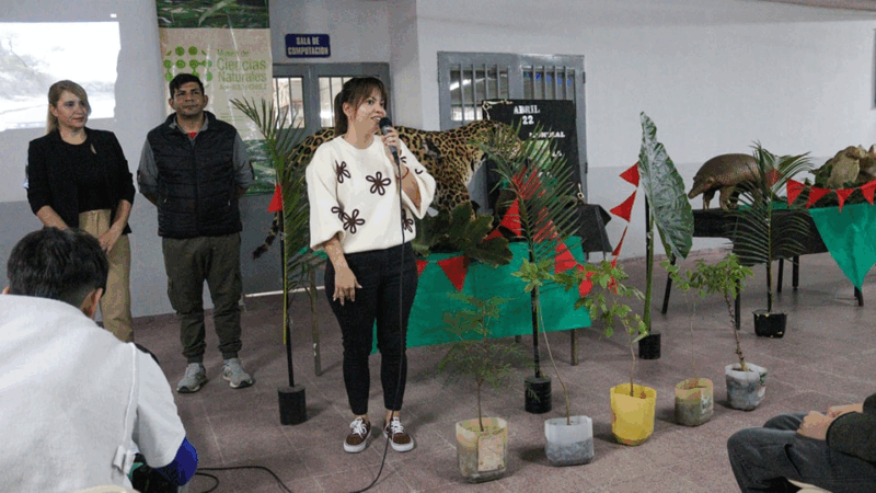 Barranqueras presente en la presentación del Museo de Ciencias por el día de la Tierra