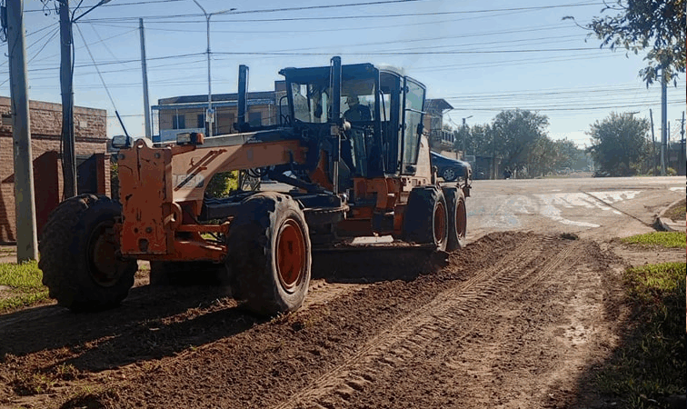 Se realizaron trabajos mantenimiento vial en el barrio UTEDYC