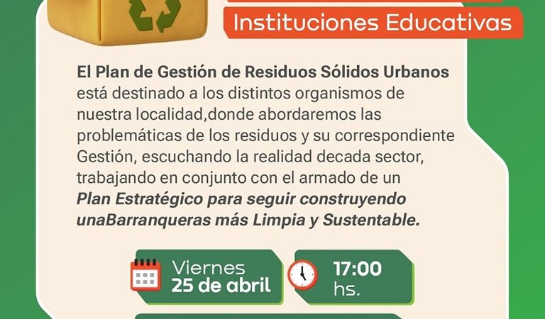 Taller de armado del PMGIRSU en Barranqueras