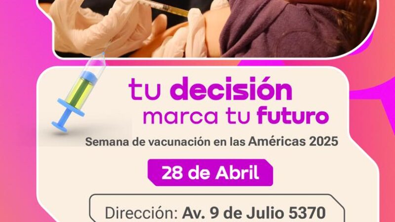 Semana de la vacunación en Barranqueras