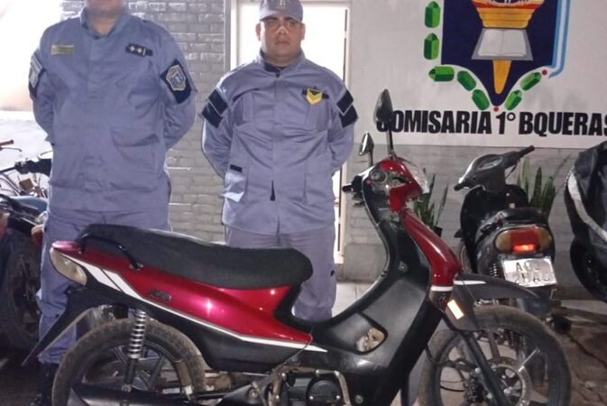 La Policia recupero una moto en Barranqueras en un caso de violencia de genero