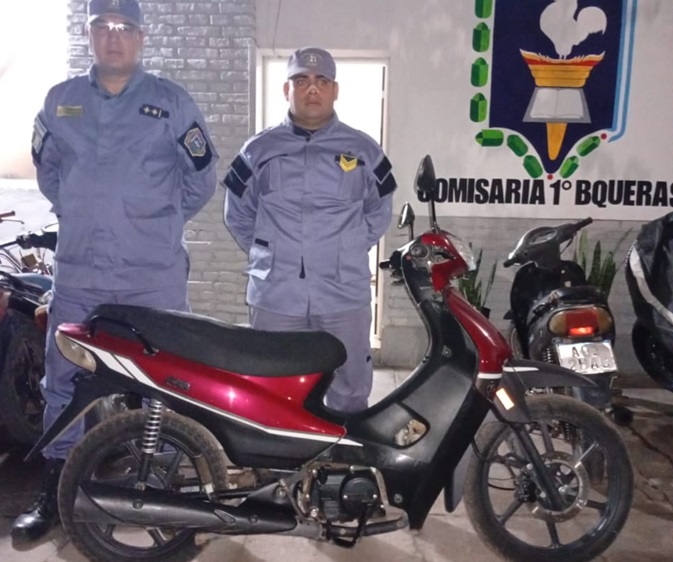 La Policia recupero una moto en Barranqueras en un caso de violencia de genero