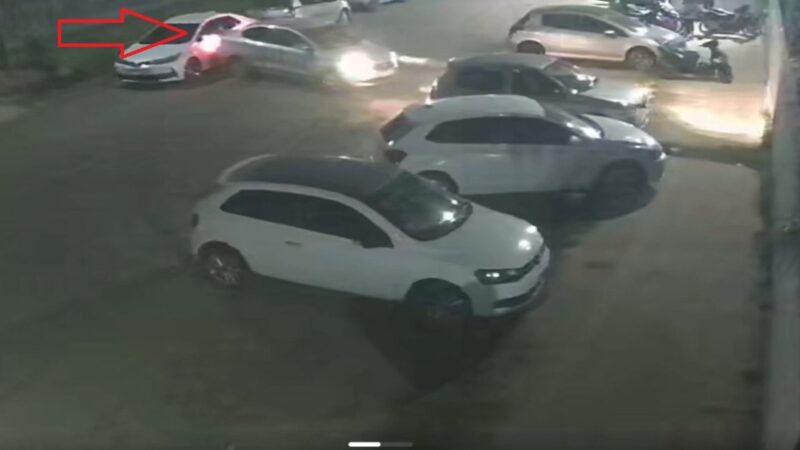 Chocaron un auto en frente al Club Defensores en Vilelas y se dieron a la fuga