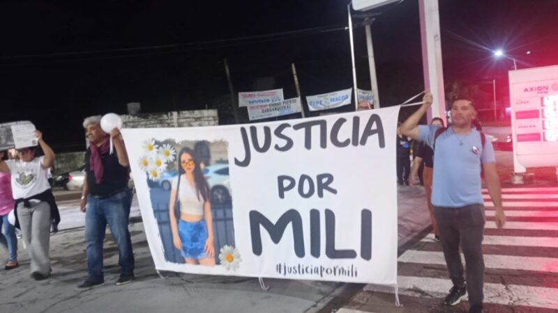 Marcha en demanda de justicia por Milagros Machuca