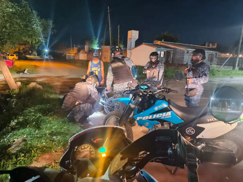Se realizo un operativo policial en Villa Fuckman