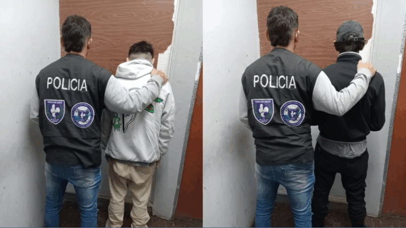 Capturan a dos conocidos motochorros en Barranqueras