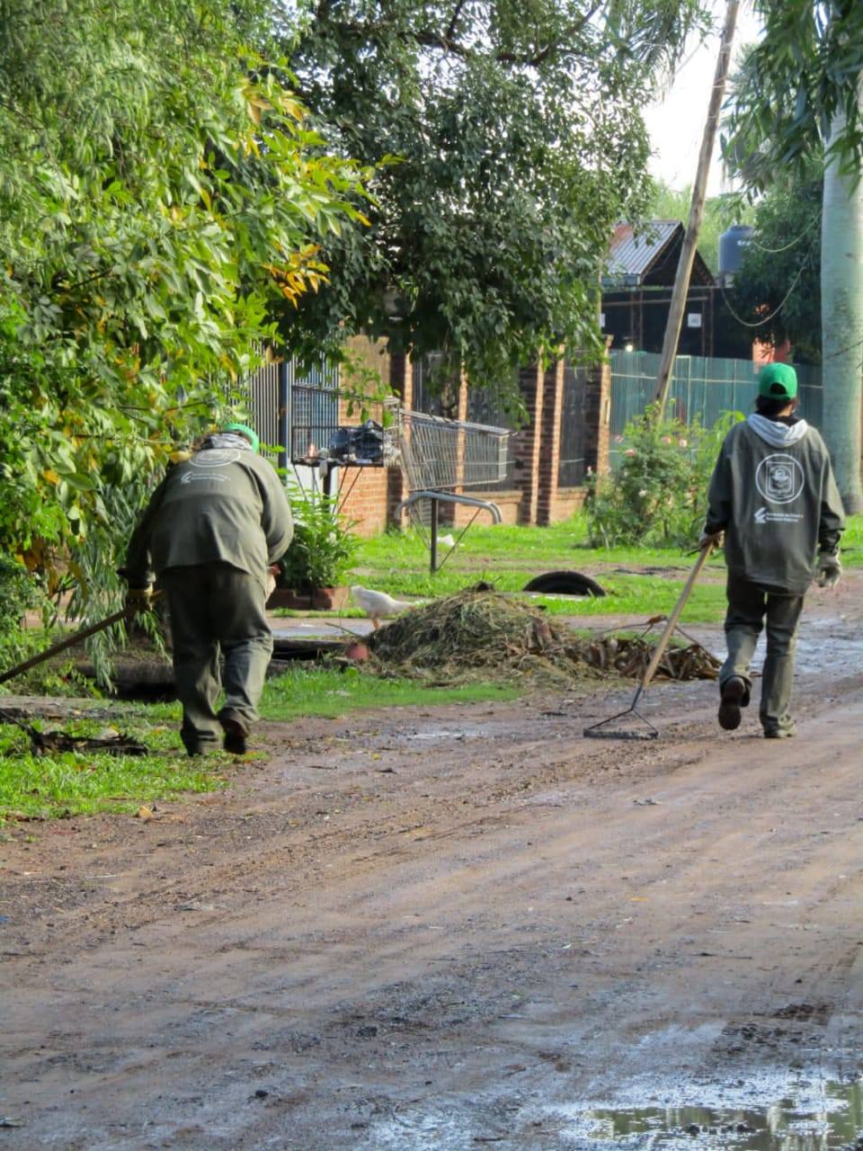Cuadrillas de la Municipalidad de Vilelas intensifican trabajos de limpieza