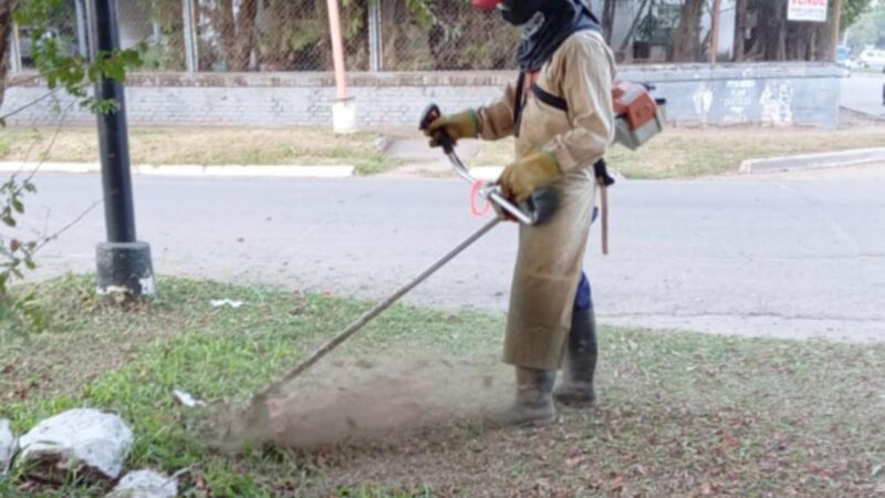 El Municipio de Barranqueras trabaja en distintos sectores de la ciudad
