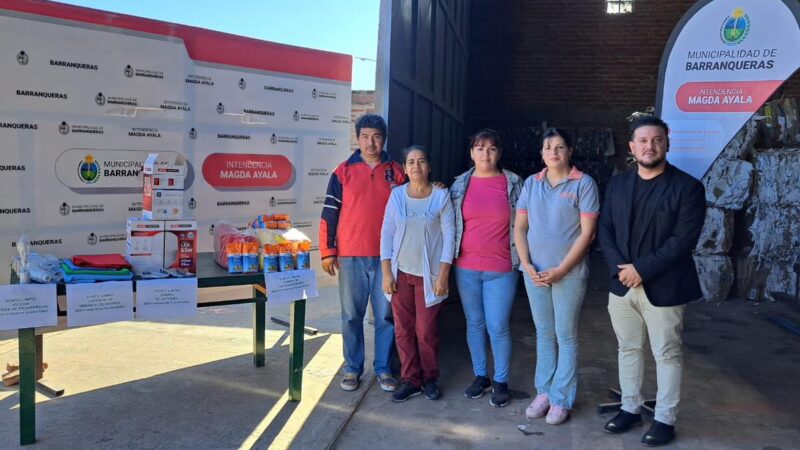 El Municipio de Barranqueras premió a instituciones que aportaron a la recolección de materiales reciclables