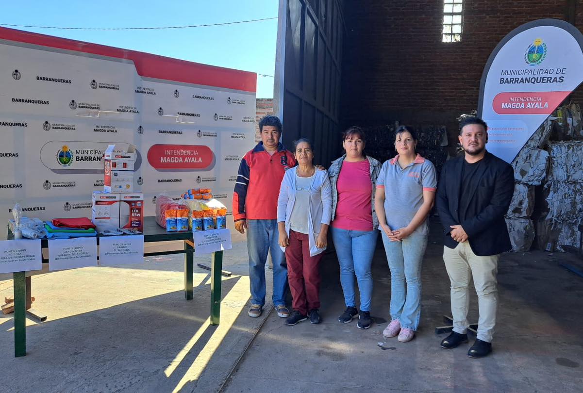 El Municipio de Barranqueras premió a instituciones que aportaron a la recolección de materiales reciclables