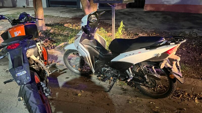 Encontraron una moto que fue denunciada como robada en Barranqueras