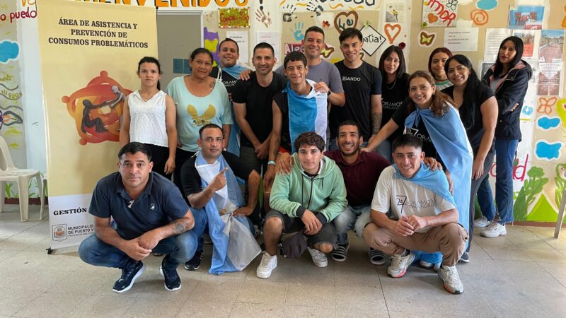El Municipio de Vilelas recibió a «Ángeles del Puente», personas que trabajan en la prevención