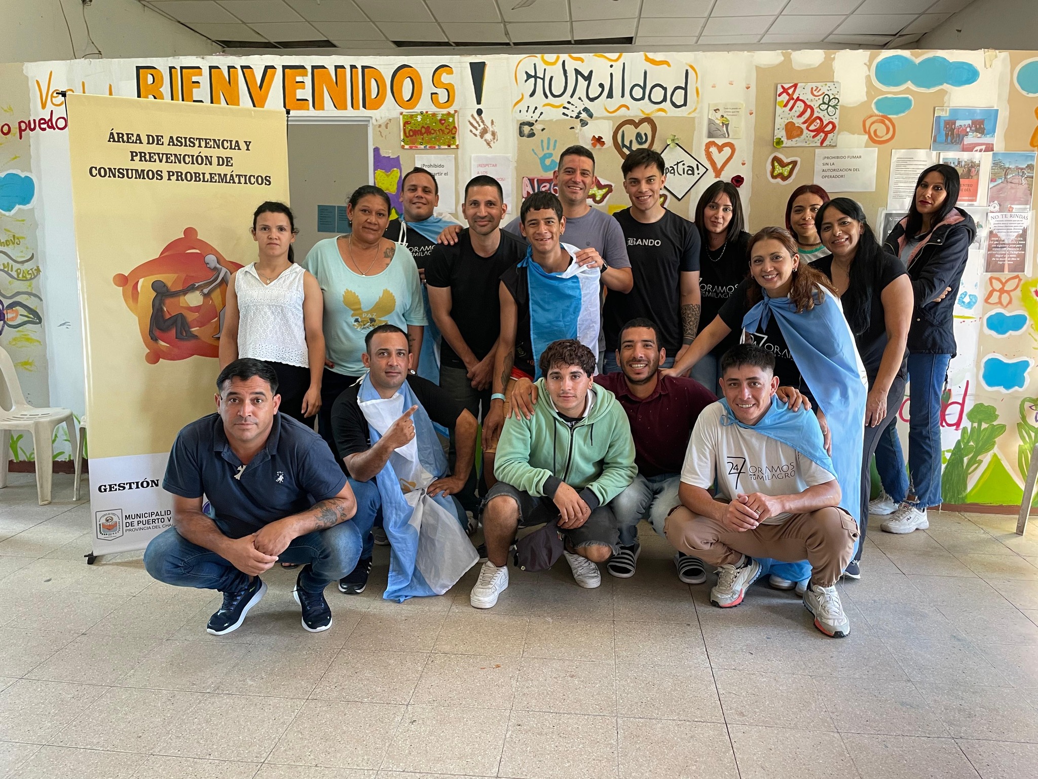 El Municipio de Vilelas recibió a «Ángeles del Puente», personas que trabajan en la prevención