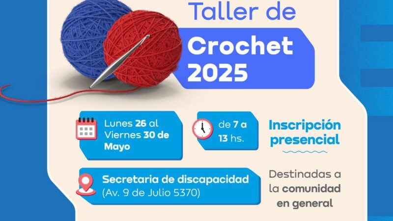 El Municipio de Barranqueras invita a talleres gratuitos