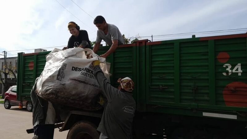Barranqueras sigue trabajando en la recolección diferenciada de residuos