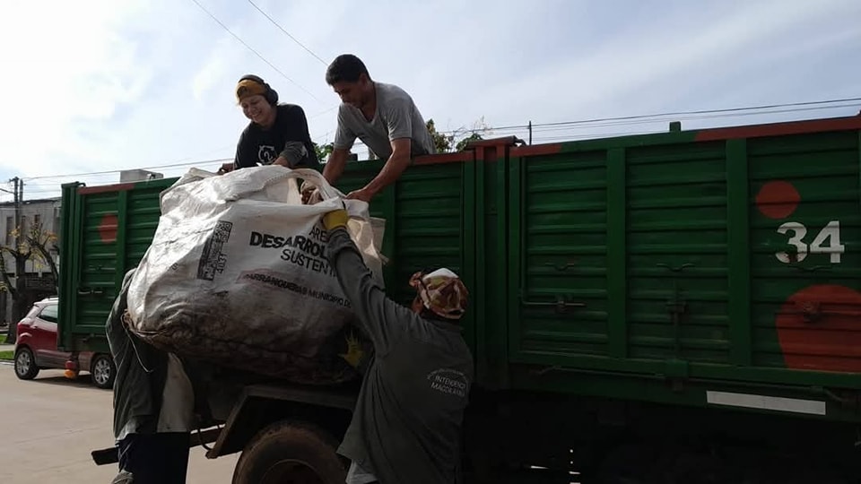 Barranqueras sigue trabajando en la recolección diferenciada de residuos