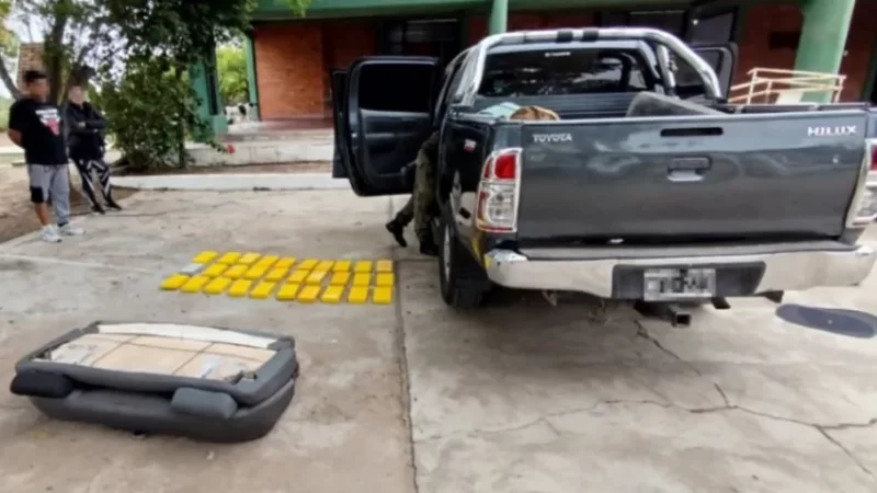 Usaban a sus hijos para evitar controles y traficaban 31 kg de cocaína