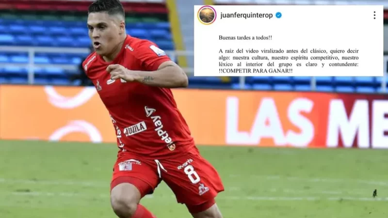 «No promuevo la violencia»: Juan Fernando Quintero tuvo que salir a apagar un incendio causado por sus dichos