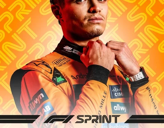 Fórmula 1: Norris voló bajo la lluvia y conquistó la Sprint de Miami
