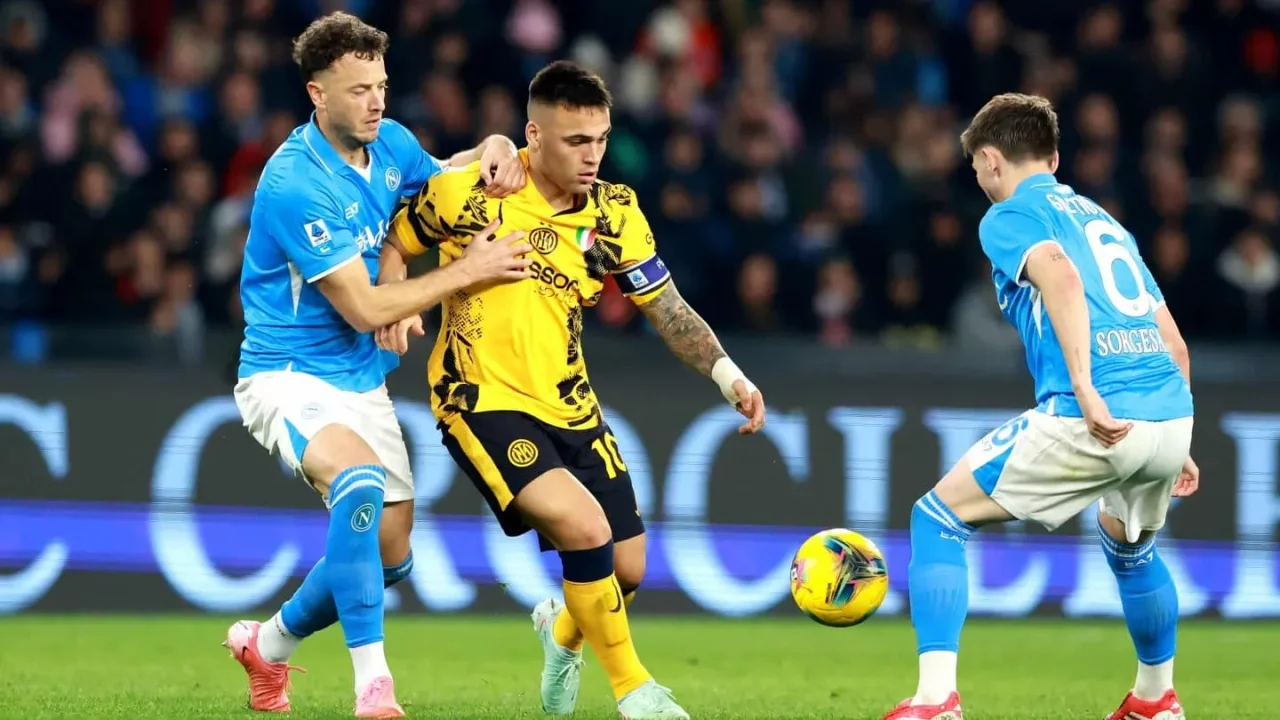 Se viene una apasionante definición de la Serie A entre el Inter y el Nápoli