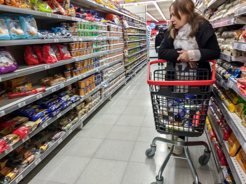 Fuerte salto de la inflación en alimentos en la tercera semana de mayo