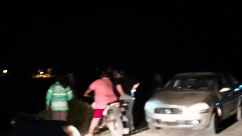 Gracias a la cámaras de seguridad dieron con un auto abandonado en Vilelas