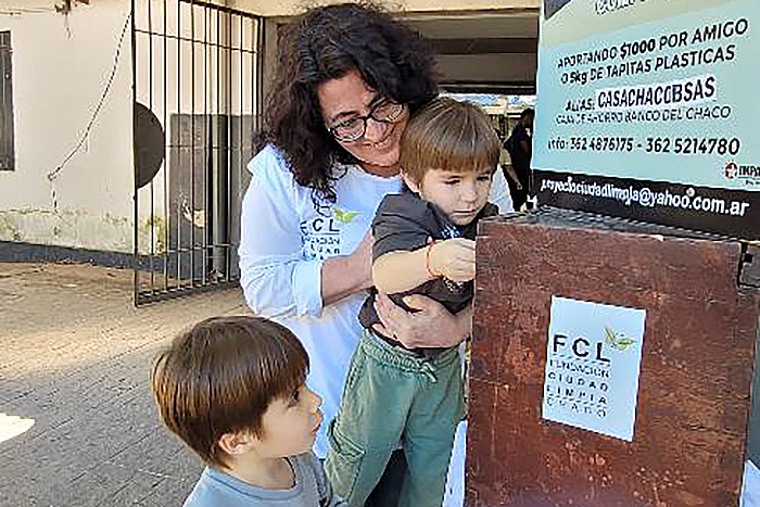 Ciudad Limpia: los niños dieron la nota con el “Voto Solidario” para la Casa de los Chaqueños en Bs. As.