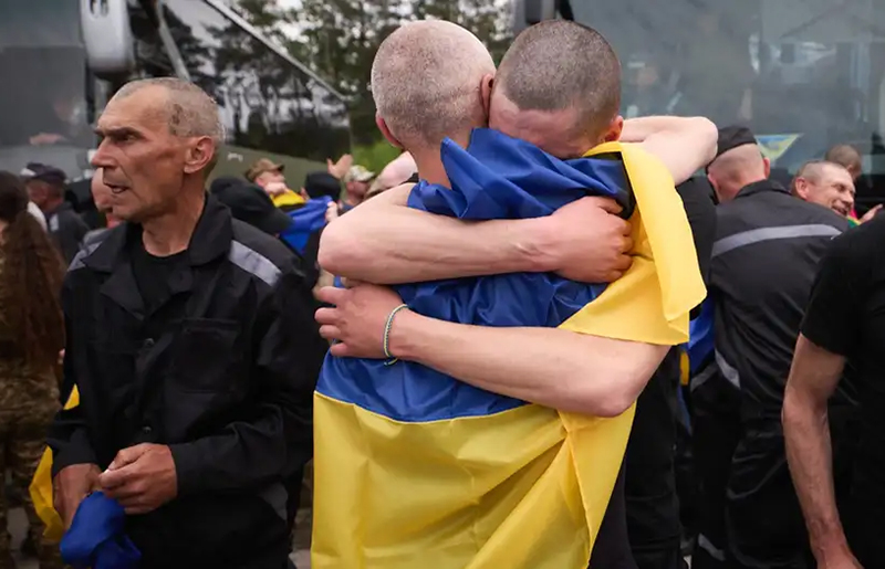Ucrania y Rusia concluyen un intercambio de prisioneros