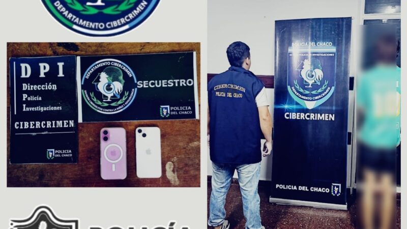Menor de edad sustrajo celulares a una docente y terminó detenido