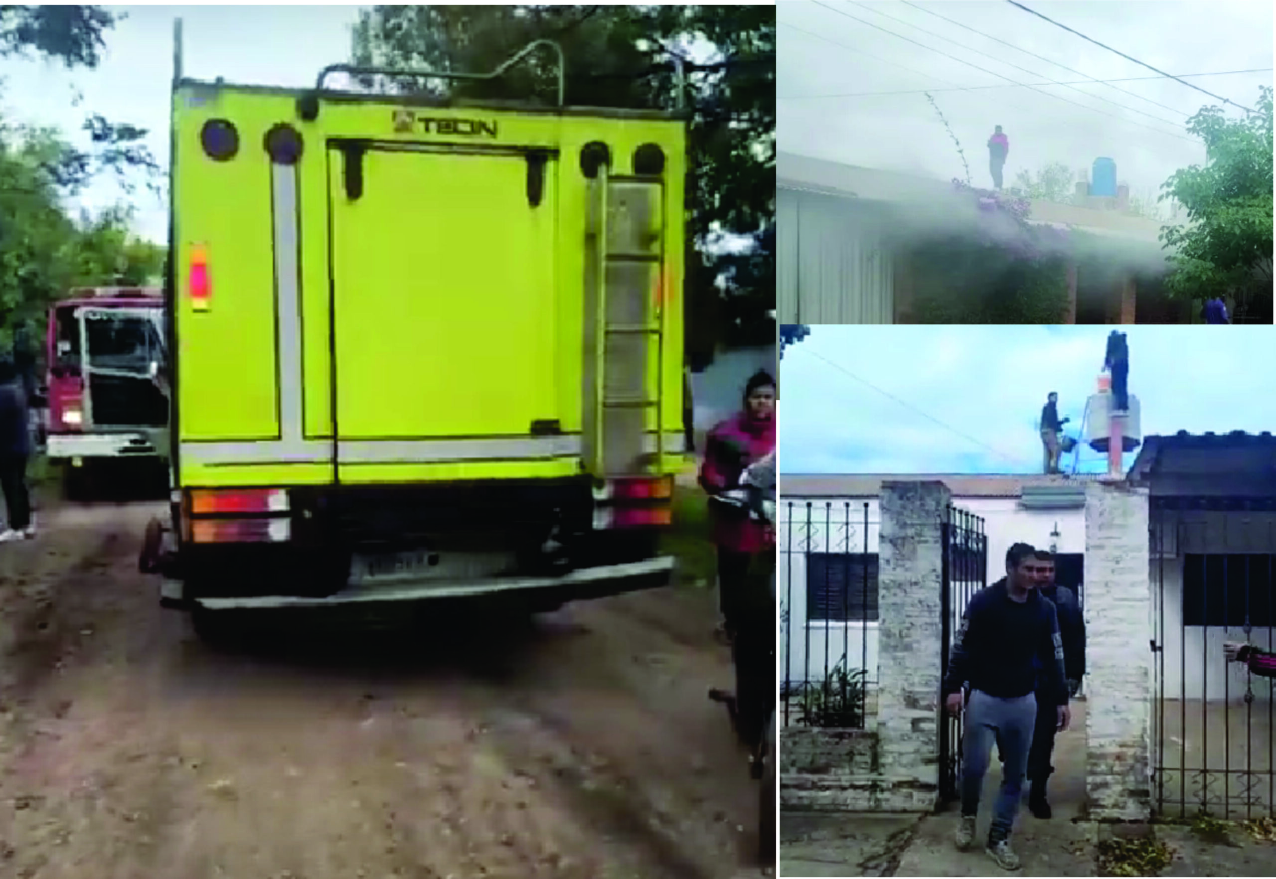 Un incendio se registró en varias viviendas en Resistencia