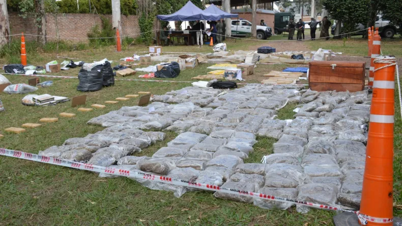 Más de 1.800 kilos de droga fueron incinerados en Resistencia