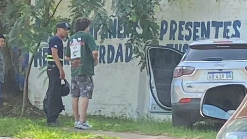 Lluvia Barrios se accidentó contra el paredón de Central Norte