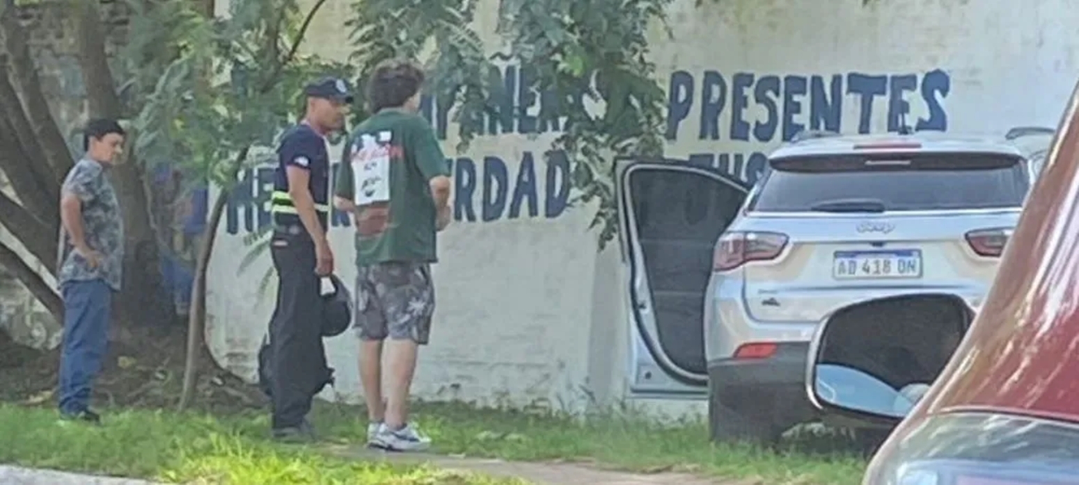 Lluvia Barrios se accidentó contra el paredón de Central Norte