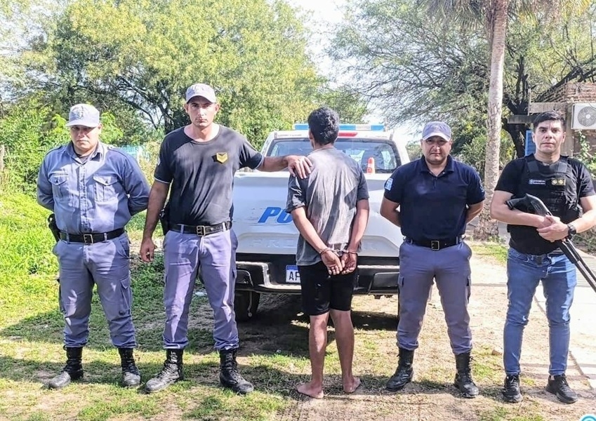 Buscaban a un hombre por violencia de género, se escondió en un rancho y la policía lo capturó