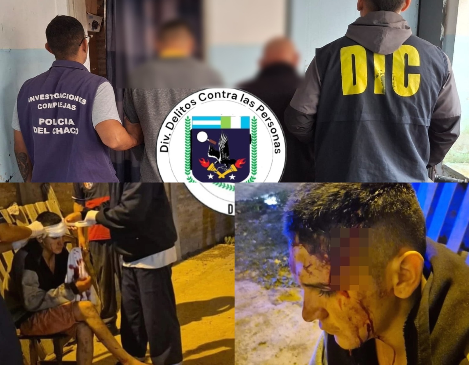 Arrestaron a quienes atacaron con machetes a dos jóvenes la madrugada del domingo