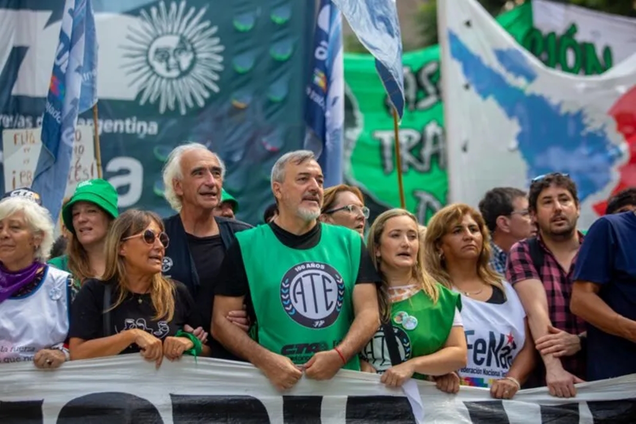 ATE lleva a cabo una protesta nacional contra la corrupción en el PAMI