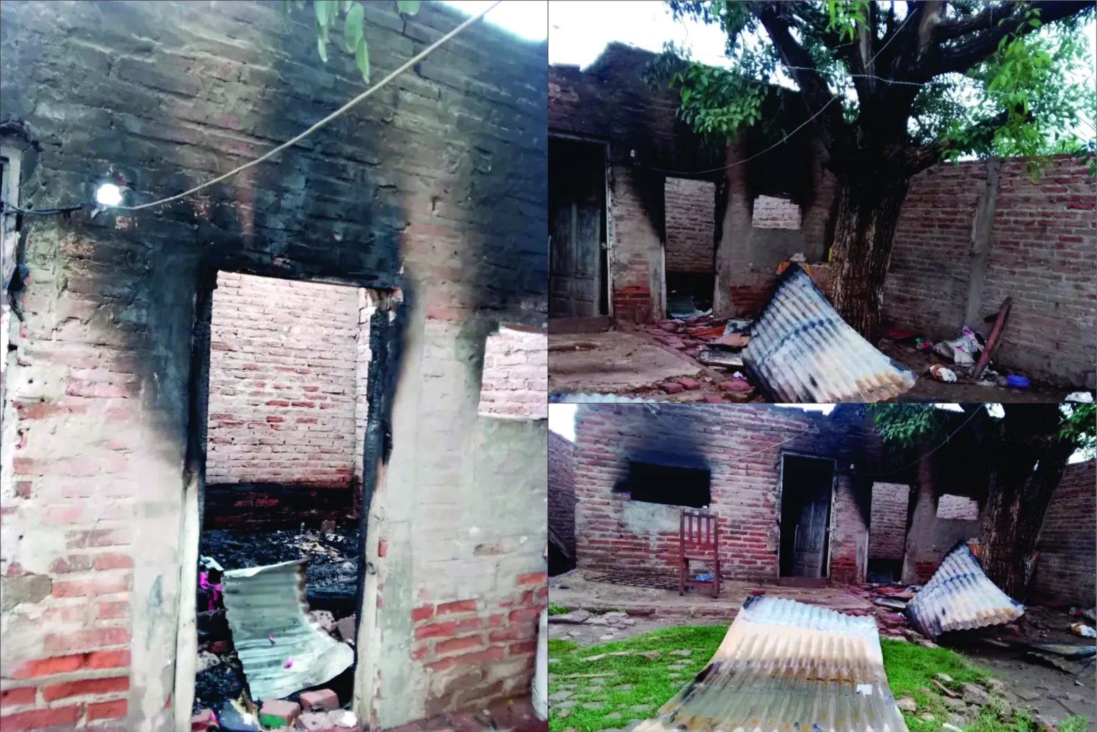 Una mujer y sus hijos perdieron todo tras que su casa fuera incendiada por su expareja