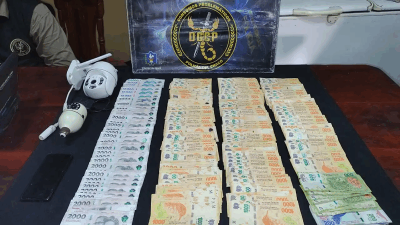 Una pareja de narcotraficantes fue detenida en Corzuela tras dos allanamientos