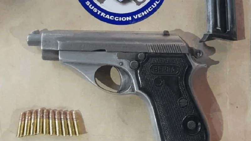 Un joven arrestado en Resistencia por circular con un arma cargada