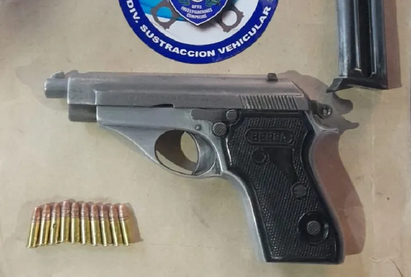 Un joven arrestado en Resistencia por circular con un arma cargada