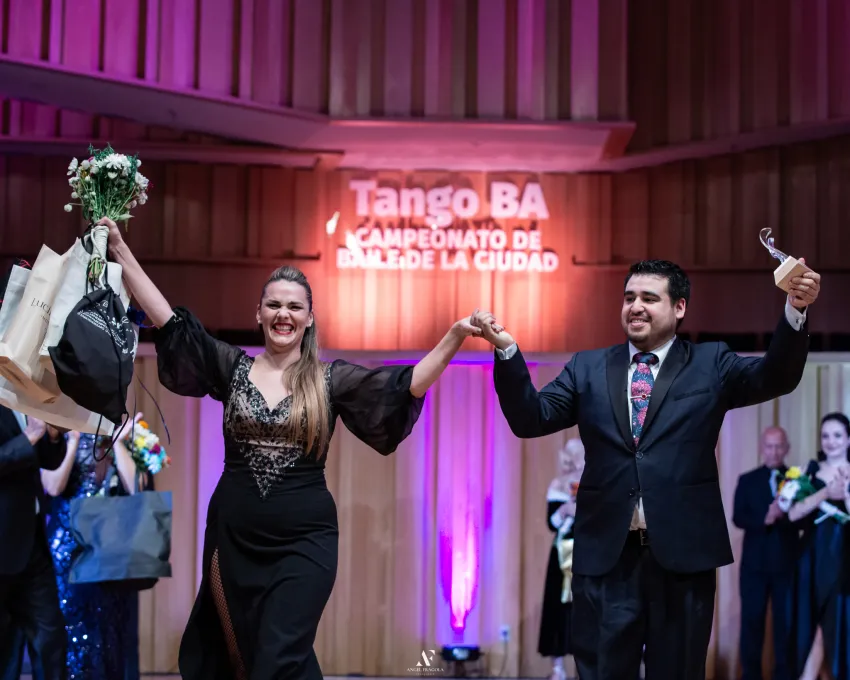 Bailarina chaqueña, ganadora en dos ocasiones del Campeonato de Tango en la Ciudad de Buenos Aires