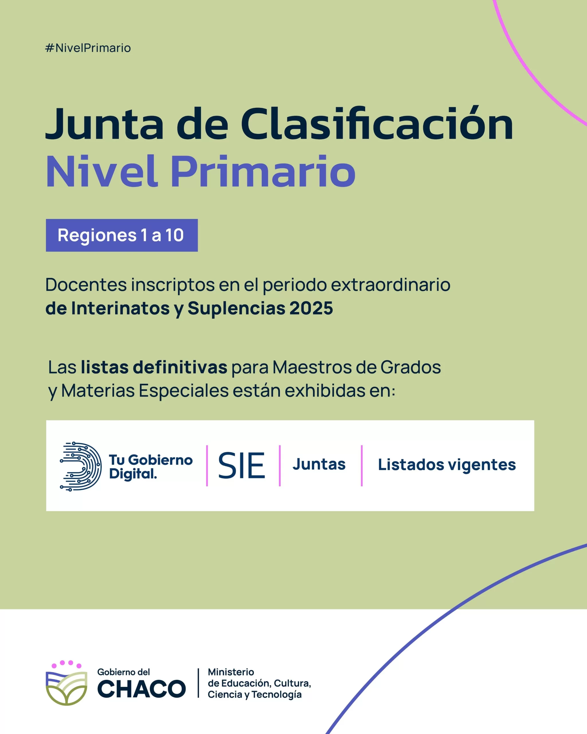 Interinatos y suplencias 2025: Están publicadas las listas definitivas de maestros de grado y materias especiales