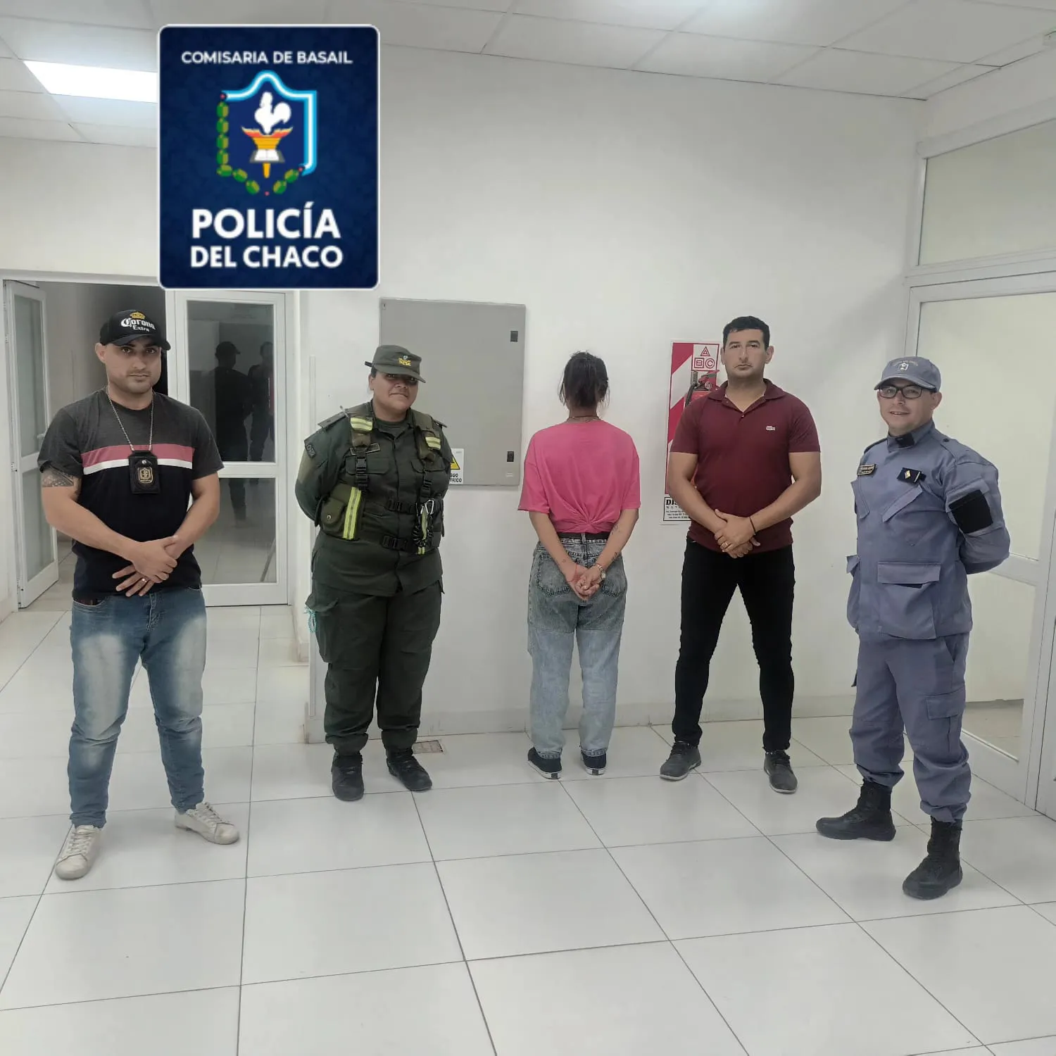 Basail: Demoran a una mujer con marihuana durante un operativo policial