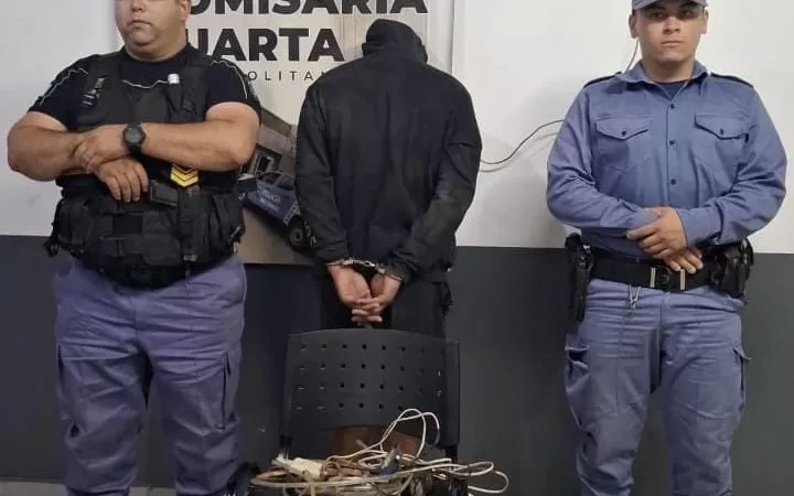 La policía capturó a renombrado delincuente del barrio Barberán