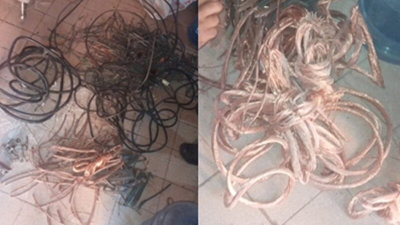 Secuestran 40 kilos de cobre robado en una chacarita ilegal del Gran Resistencia