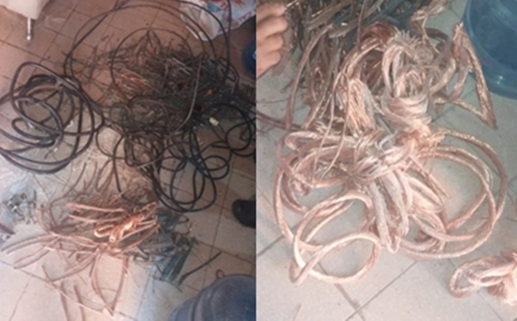 Secuestran 40 kilos de cobre robado en una chacarita ilegal del Gran Resistencia