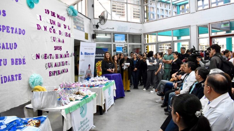 En Hospitales de Resistencia y Barranqueras se conmemora el Día de la Donación de Leche Humana y la Semana del Parto Respetado