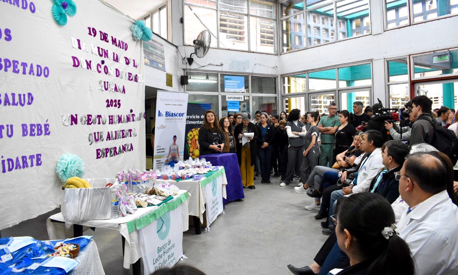 En Hospitales de Resistencia y Barranqueras se conmemora el Día de la Donación de Leche Humana y la Semana del Parto Respetado