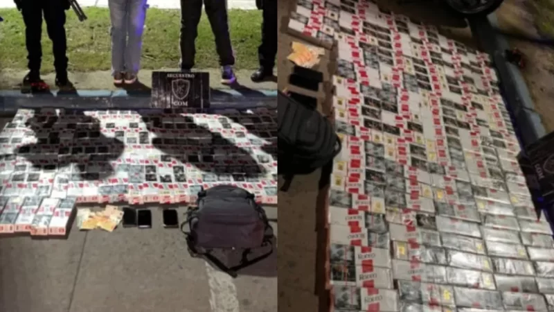 Pareja correntina detenida con cargamento ilegal de cigarrillos valuado en más de 2 millones